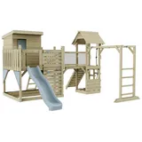 OUTDOORTOYS Spielturm Joost Eisblau Holz