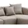 Livora Ecksofa 260x165x72 beige JONAH