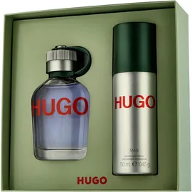 HUGO BOSS Hugo Man Eau de Toilette 75 ml + Deo Spray 150 ml Geschenkset 1