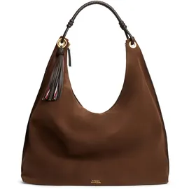 Tommy Hilfiger STATEMENT LEATHER HOBO Shopper Leder Brown