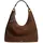 Tommy Hilfiger STATEMENT LEATHER HOBO Shopper Leder Brown