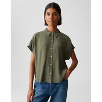 Opus Bluse Fasinga in khaki | Gr.: 42