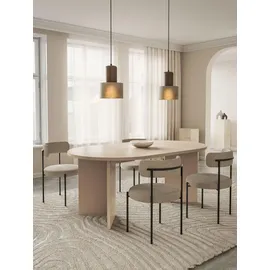 Selsey OVO Ø 110–190 cm beige