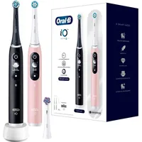 Oral-B  iO Series 6 black lava + 2. Handstück pink sand + Aufsteckbürste