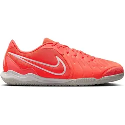 NIKE Herren Fussball-Hallenschuhe LEGEND 10, HOT LAVA/WHITE, 40