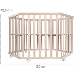 roba Cosiplay 6-eckig 106 x 121 cm natur Bodenfarbe adam & eule