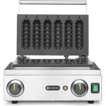 HENDI Waffeleisen 'Corn Dog', 230V/1550W, 390x378x(H)229mm