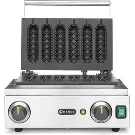 HENDI Waffeleisen 'Corn Dog', 230V/1550W, 390x378x(H)229mm