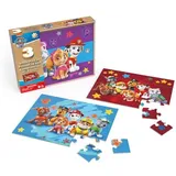 Spin Master PAW Patrol Holzpuzzle-Sammlung, 3er Set mit stabiler Holzbox zur Aufbewahrung, 24-teilige Kinderpuzzles, Puzzle-Spaß für Vorschulkinder ab 3 Jahren