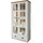 furn.design Vitrine 90 x 198 x 43 cm Weiß