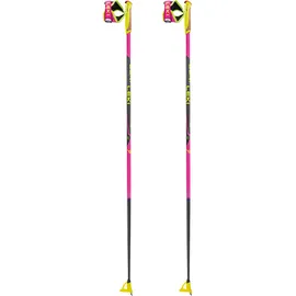 Leki HRC Langlaufstöcke 115 cm pink/gelb/mehrfarbig