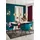 Kare South Beach 90 x 75 x 160 cm grau/schwarz/weiß