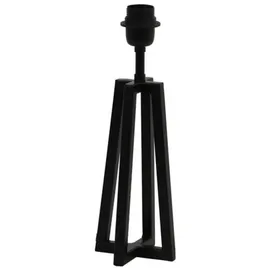 Light & Living Lampenfuss, Schwarz, Metall, Quadratisch, 11.5x31x11.5 cm, CE, Lampen - Leuchten, Innenbeleuchtung, Lampenfüße