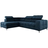 XXL Ecksofa Couch mit Schlaffunktion, Schlafsessel mit Bettfunktion L Form, Big Sofa, Schlafsofa mit Bettkasten, Ecksofa mit Schlaffunktion 280 cm breit, Sofa mit Schlaffunktion (Links, Vogue 13)