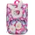 Seven SJ Gang Style Jam Gang erweiterbarer Schulrucksack, Rosa, PinkFur, Doppelfach erweiterbar durch seitliche Reißverschlüsse, Trinkflaschentasche, Rucksack für die Grundschule, Rucksack für Mädchen
