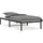 vidaXL Bettgestell 90 x 200 cm Schwarz