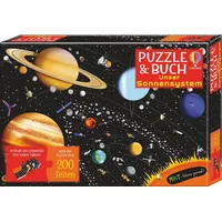 Usborne Verlag MINT - Wissen gewinnt! Puzzle & Buch: Unser Sonnensystem
