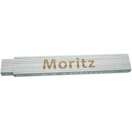 Heka Zollstock Moritz 2 m, weiß