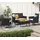 Songmics Gartenlounge-Set Loungeset schwarz