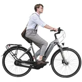 AsVIVA E-Bike 28 Zoll Hollandrad B14 Stadtfalter 36V Elektrofahrrad Pedelec Mittelmotor grau