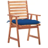 vidaXL Gartenstuhl 62 x 62 x 92 cm blau 2 St.