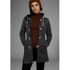 POLARINO Strickfleecejacke Grau 38