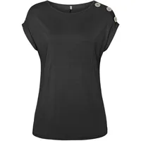 Buffalo Kurzarmshirt Damen schwarz Gr.32/34