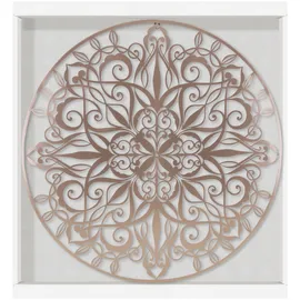 Art for the home Wandbild ART FOR THE HOME "Mandala Rund", rosa (farbe bild(er): rose), B:80cm H:80cm T:1,2cm Ø:1,2cm, Metall, Bilder, Luxus Metal Art Wanddeko