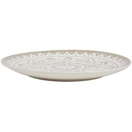 HIT Trading Frühstücksteller MONY, Ø 19 cm - Sandfarben - Porzellan - mit Mandalamotiv