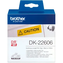 Brother Endlosetiketten DK-22606 Gelb 62 mm x 15,24 m