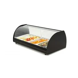 4 Tabletts Hot Display Cabinet Gn1/3 mit Licht 4Ctl