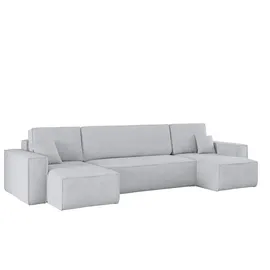 kaiser möbel Ecksofa Cord 5-Sitzer Grau