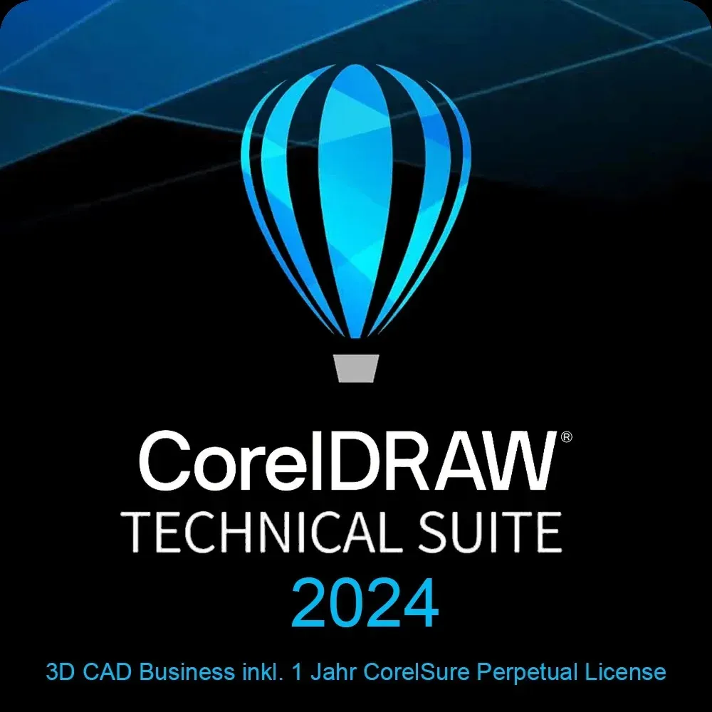 CorelDRAW Technical Suite 2024 3D CAD Business inkl. 1 Jahr CorelSure Perpetu...