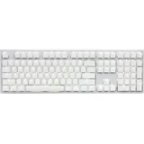 Ducky One 2 White Edition PBT weiß, LEDs weiß, MX SPEED Silver, USB, DE (DKON1808S-PDEPDWZW1)