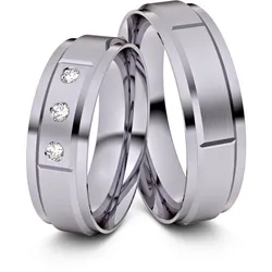 Trauringe Gieflen 585er Palladium - 4763