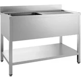 CombiSteel Spültisch 1 links 1200