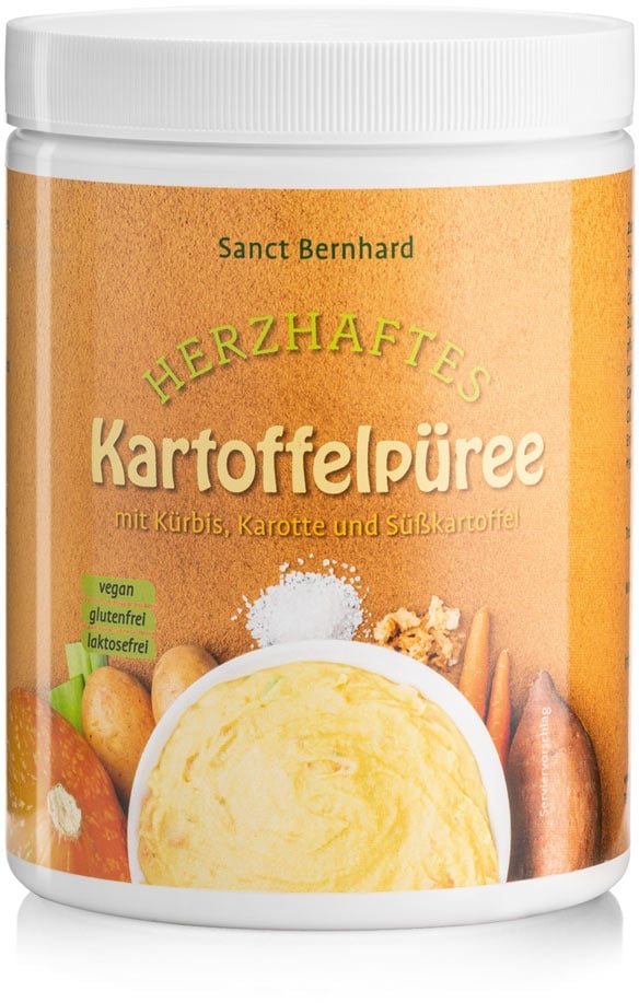 Purée de pommes de terre à base de protiron, carottes et patates douces - 500 g