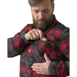 Helikon-Tex Winter Warden Shirt Slate Crimson plaid, Größe M