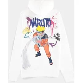 NARUTO Hoodie Graffiti Weiß M