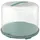 Rotho Tortenglocke Fresh XL 26 cm Transparent Mistletoe Green