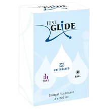 Just Glide Gleitgel-Set 600ml (3x 200ml)