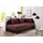 MAINTAL Polsterliege 90 x 206 cm Rot/Schwarz