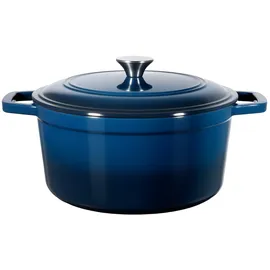 Vevor Dutch Oven 5,68 l Gusseisen Emaille Blau