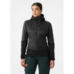 HELLYHANSEN Damen Schlupfjacke W LIFALOFT HYBRID, BLACK MATTE, L