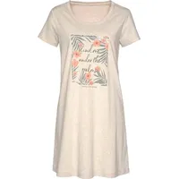 LASCANA Damen Sleepshirt sand-meliert Gr.40/42