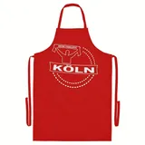 multifanshop Grillschürze - Köln - Meine Fankurve - Druck weiß - Schürze