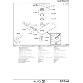 Kludi Balance Einhandmischer Wandmontage für 1 Verbraucher Mattschwarz/Chrom 527108775