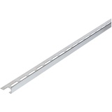 Btec Fliesenschiene als Winkelprofil, Edelstahl (V2A) glänzend, Länge 2,50 m 12,5 mm Fliesenprofil