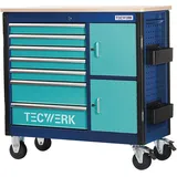 tecwerk Rollwerkbank PLUS 2.0 T Außen-B1090xT500xH1055mm Schubl.7 30kg 500kg TECWERK