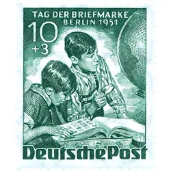 Briefmarken Berlin zum Tag der Briefmarke 1951, postfrisch